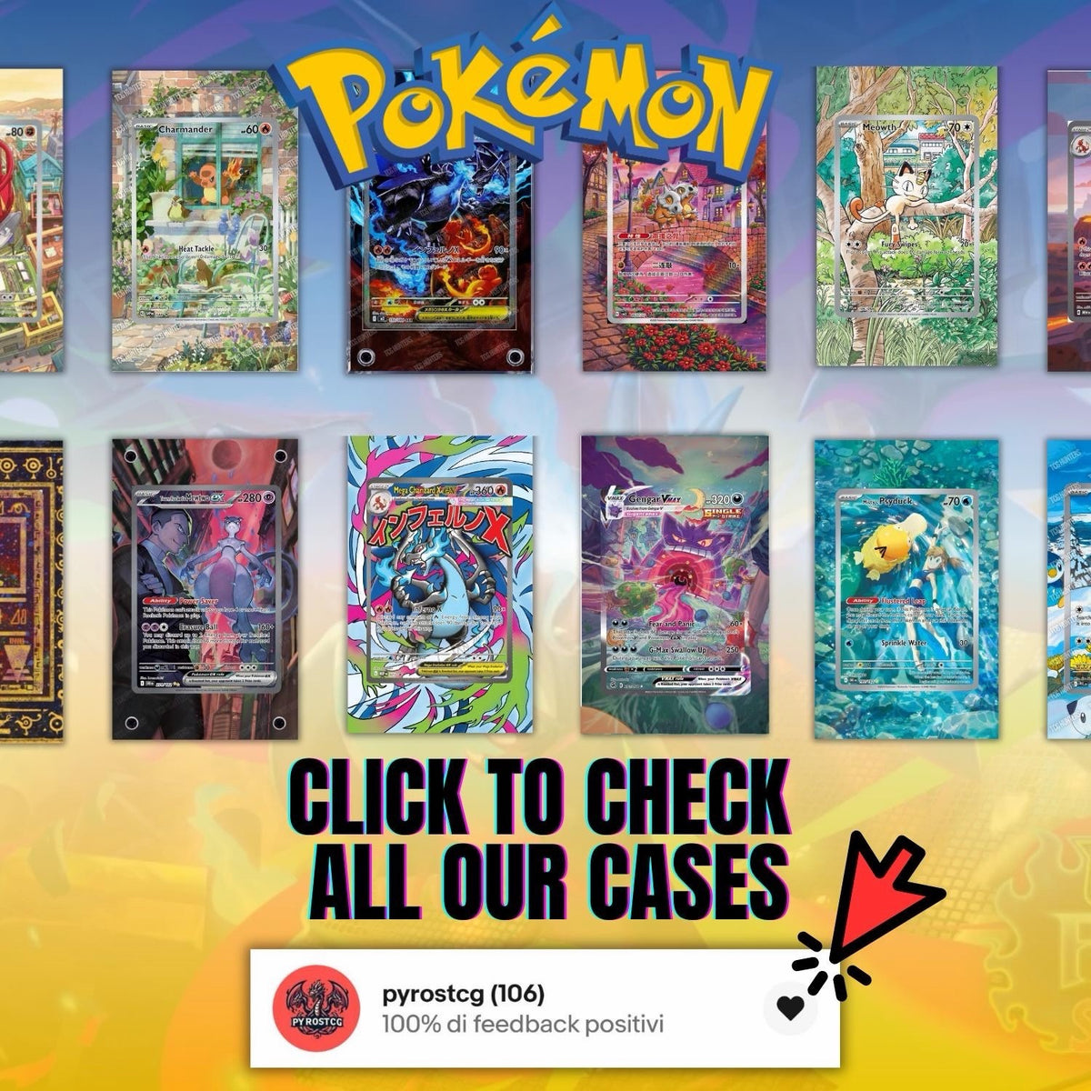 Pokémon Teca Magnetica Acrilico Extended Art - Alakazam MEP 009 | Display Case4