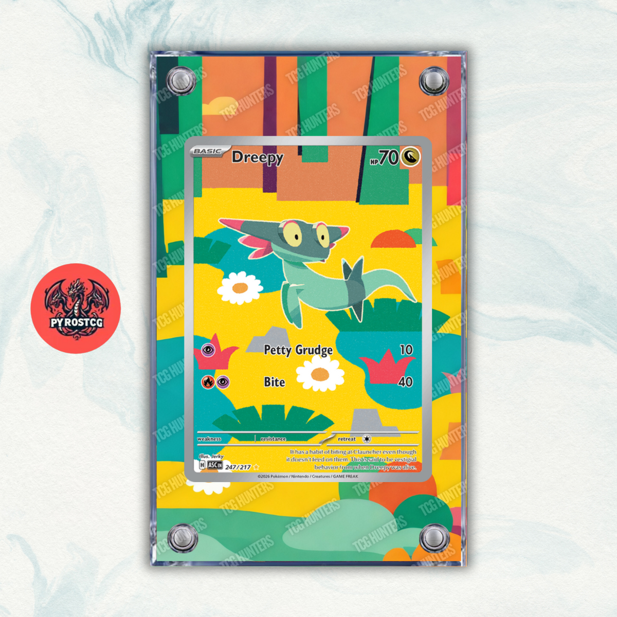 Pokémon Teca Magnetica Acrilico Extended Art - Dreepy ASC 247 | Display Case0