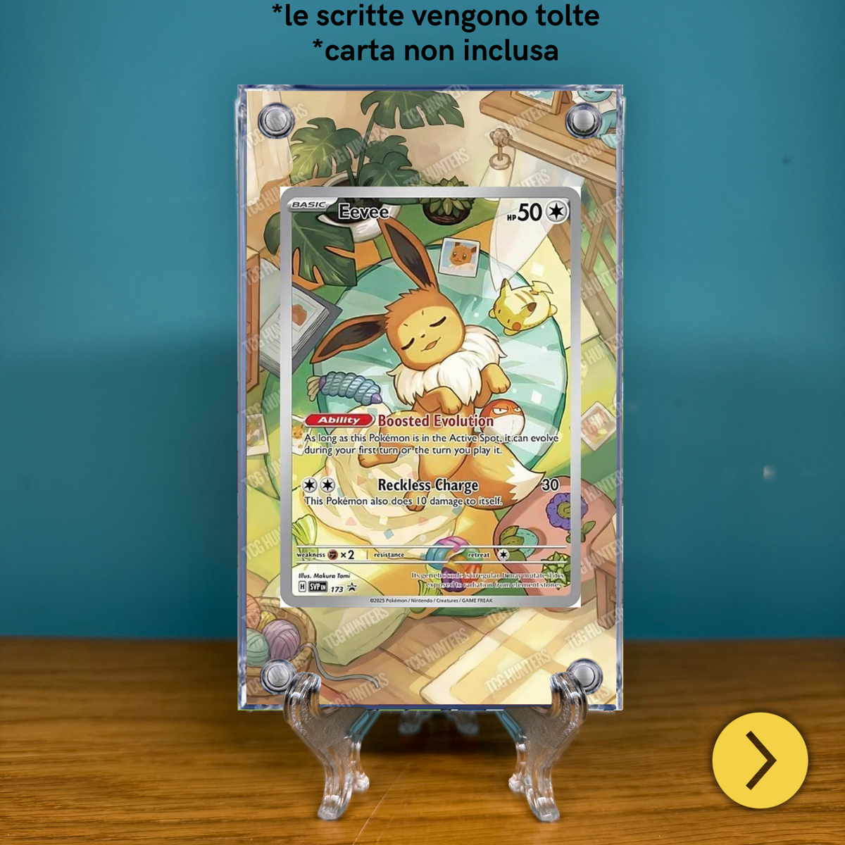 Pokémon Teca Magnetica Acrilico Extended Art - Eevee SVP 173 ETB | Display Case1