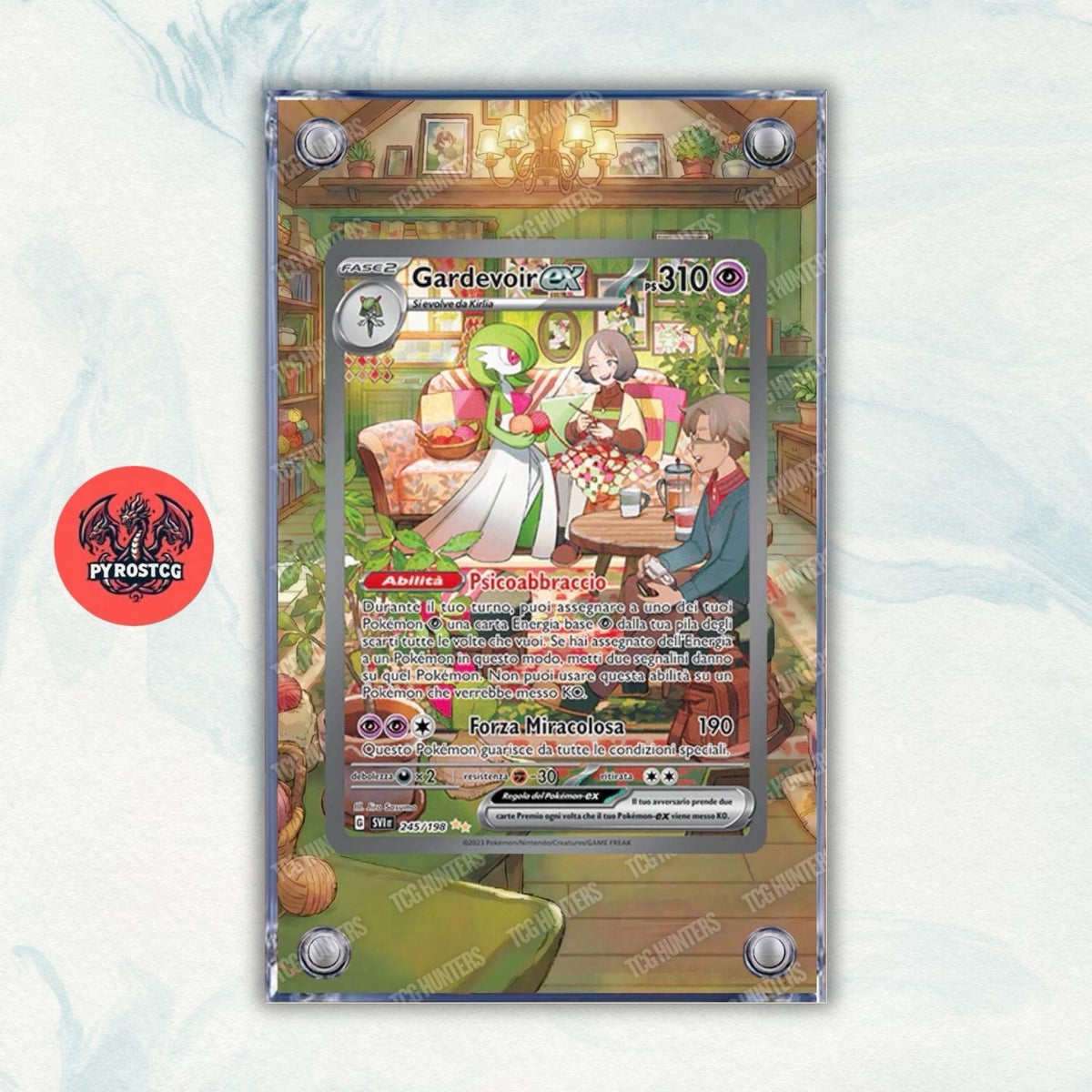 Pokémon Teca Magnetica Acrilico Extended Art - Gardevoir 245 | Display Case0