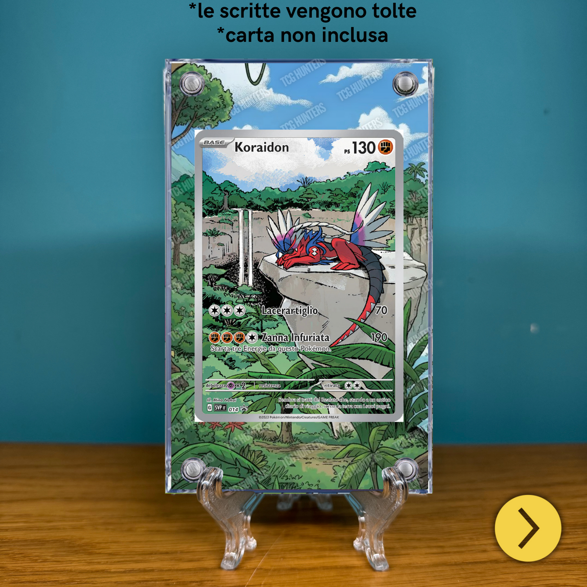 Pokémon Teca Magnetica Acrilico Extended Art - Koraidon SVP 014 | Display Case1