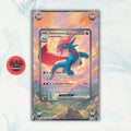 Pokémon Teca Magnetica Acrilico Extended Art - Salamence 187 | Display Case0