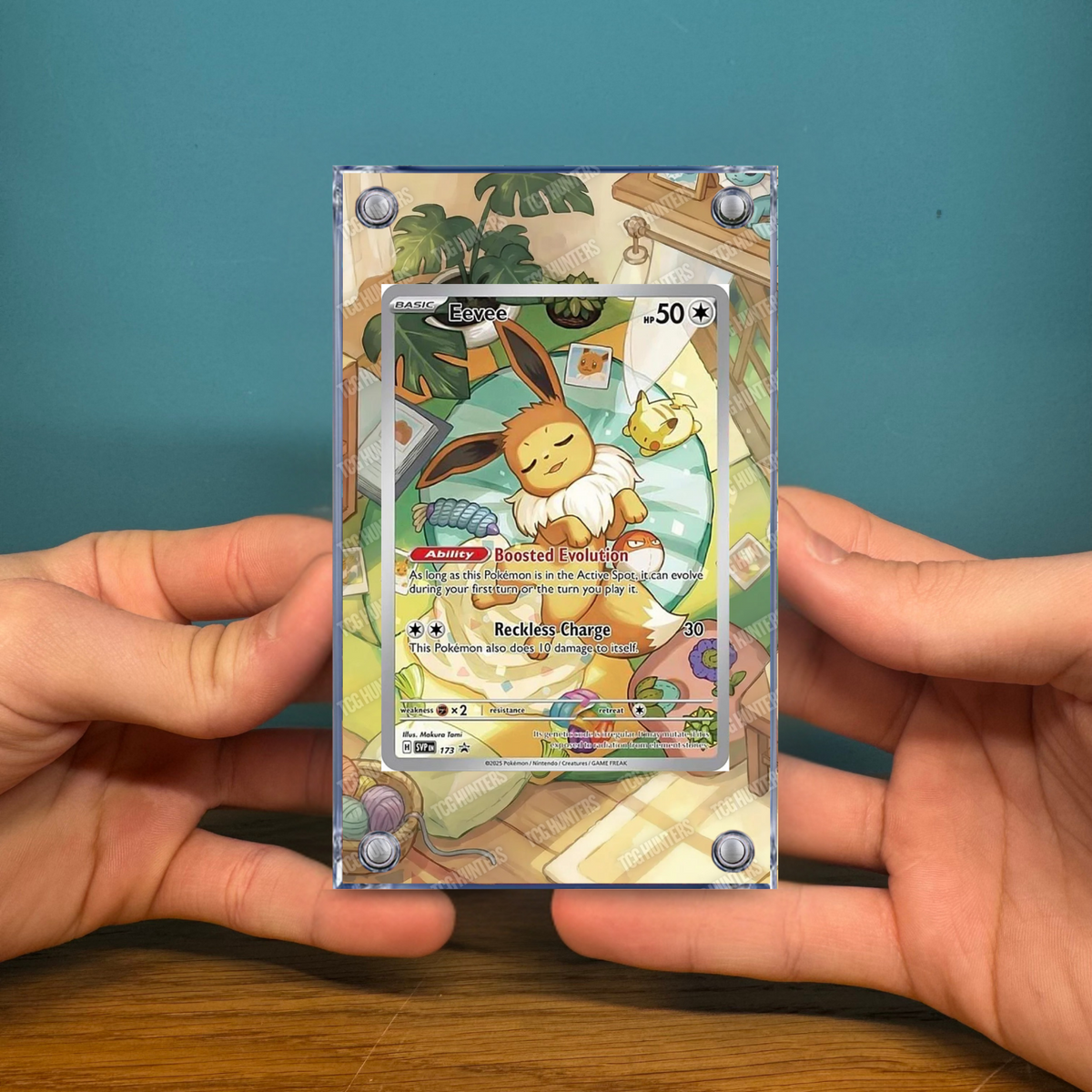 Pokémon Teca Magnetica Acrilico Extended Art - Eevee SVP 173 ETB | Display Case2